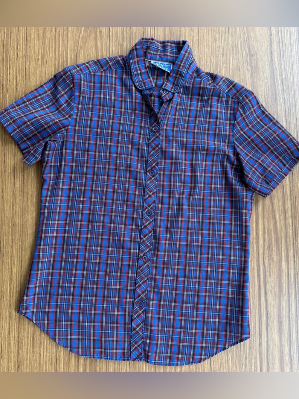 Vintage Ship’n Shore Plaid Button Down Shirt S